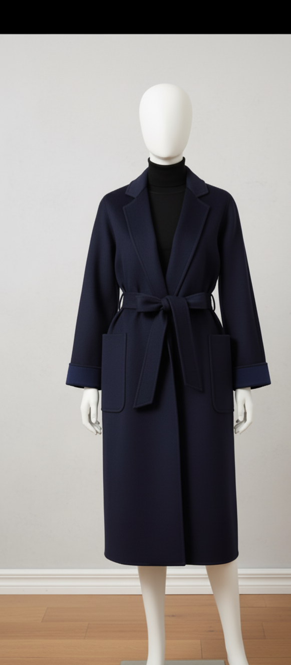 Navy blue coat 